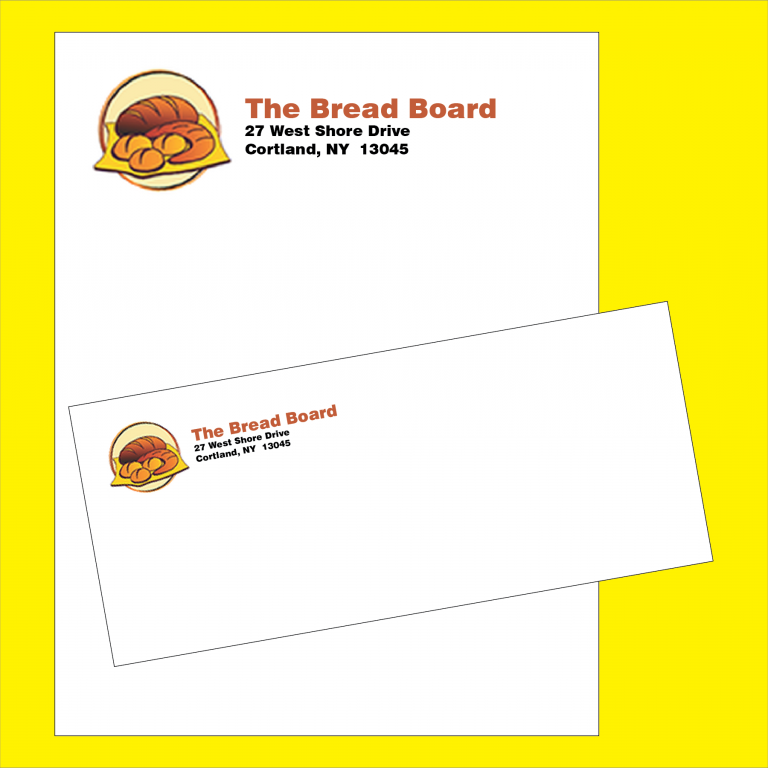 4 Color Letterhead and Envelopes