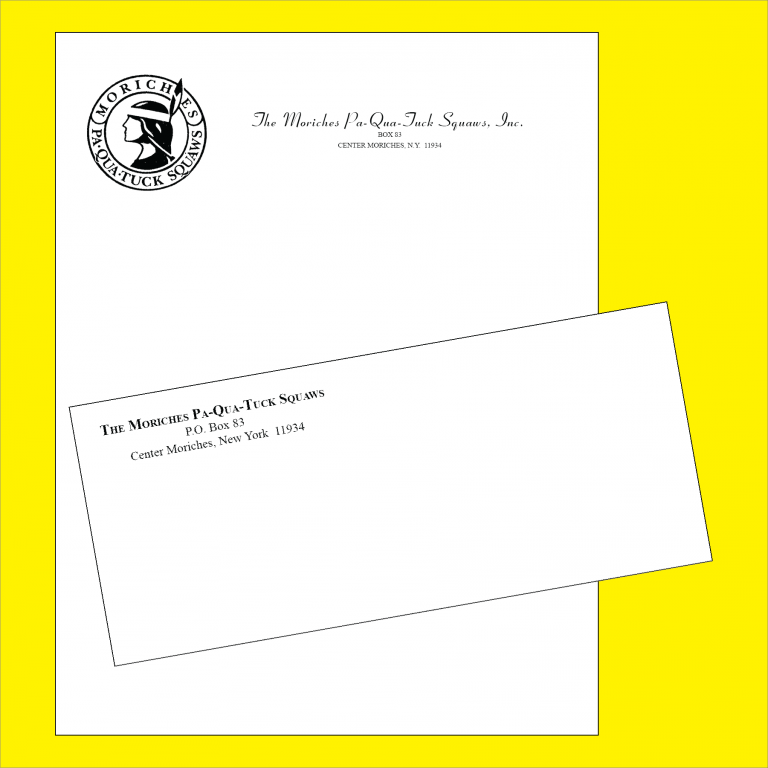 1 Color Letterhead and Envelopes