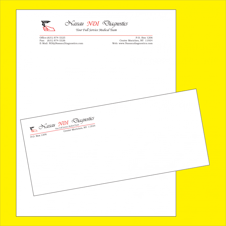 Color Letterhead and Envelopes